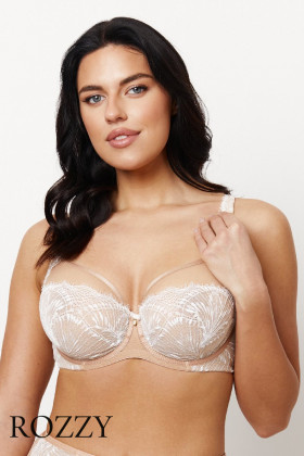 Бюстгальтер фулл-кап Subtille Delia бежевый/белый