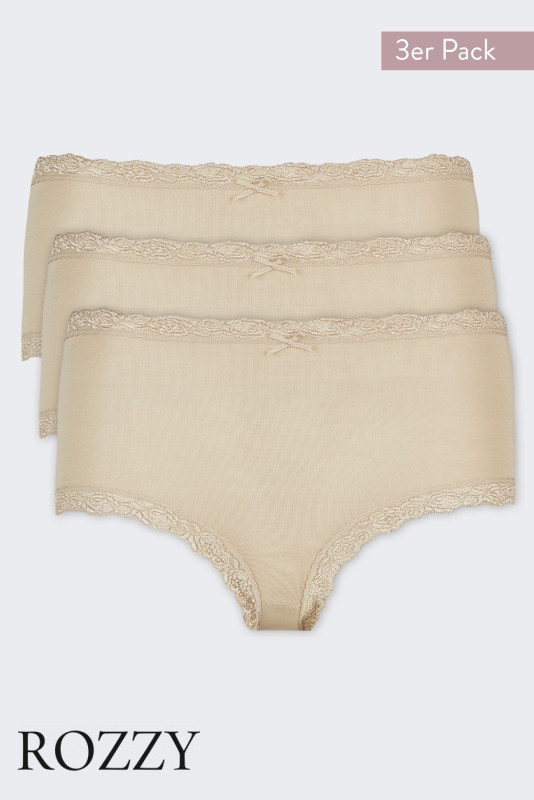 Трусы макси Nina Von C Cosy 1616058499 бежевый (уп.3шт.)  