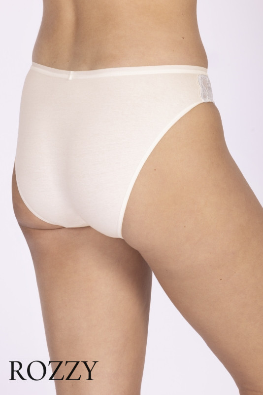 Трусы бикини хлопковые Nina Von C Slipboutique 4050880 ванильный
