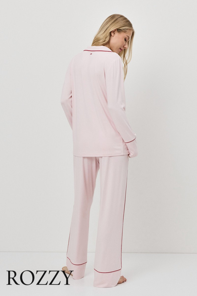 Пижама вискозная Aruelle Amoria светло-розовый