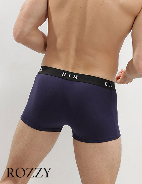 Трусы шорты мужские DIM 0ARL красный/синий деним (уп.2шт.)