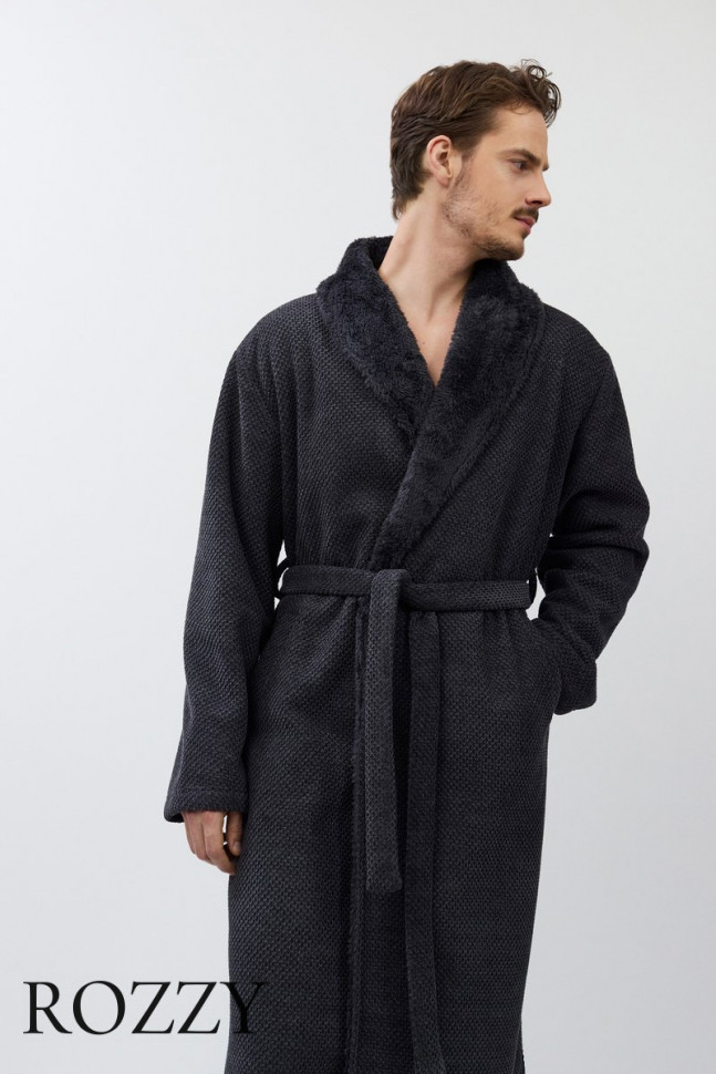 Халат мужской Aruelle Gregor графитовый