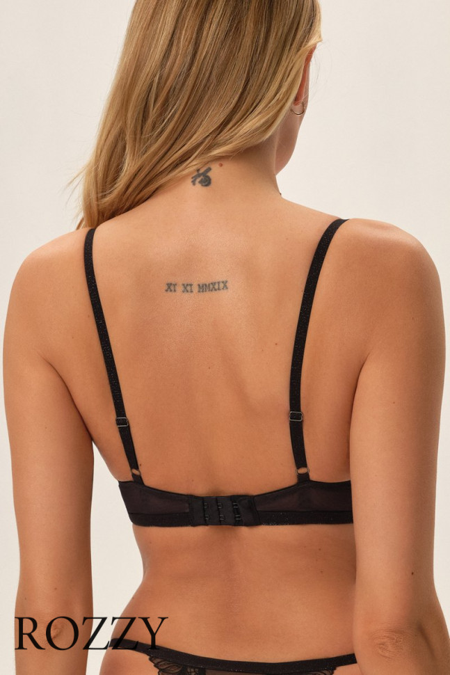 Бюстгальтер пуш-ап Esotiq Ombre/63X 41802 черный/темно-серый