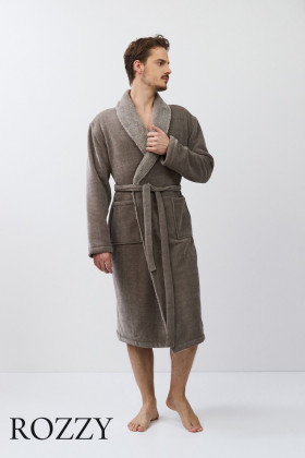 Халат мужской Aruelle Elliot серый