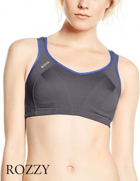 Бюстгальтер спортивный бескаркасный Shock Absorber S4490 серый