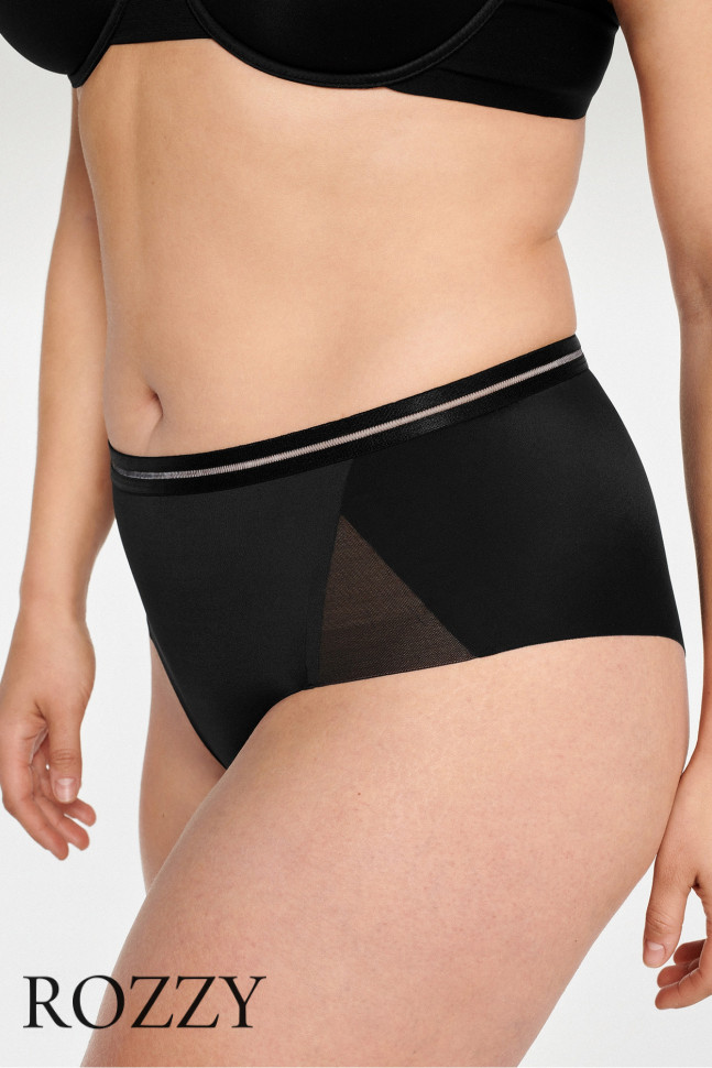 Трусы кюлот обрезные Naturana The Monday 4658 черный К