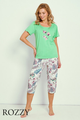 Пижама хлопковая Taro Lia 3344/3372/3373 салатовый/мультиколор