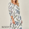 Сорочка хлопковая Taro Ariana Maxi 2981/3015 белый/мультиколор