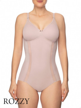 Боди корректирующее без косточек Felina Divine Vision 250222 серо-коричневый Ф