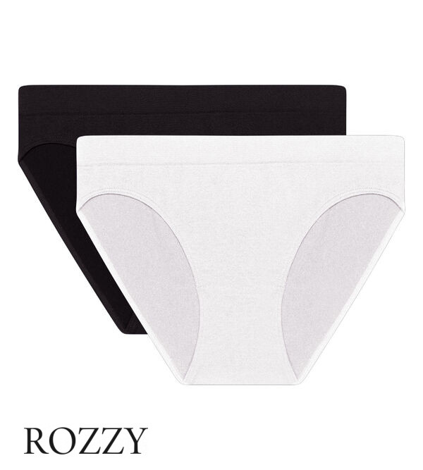 Трусы слипы бесшовные DIM Les Pockets Eco 05E0 черный/белый (уп.2шт.)