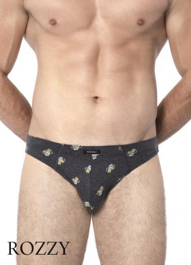 Трусы слипы мужские Rossli MSP-225 (уп.2шт.) графитовый