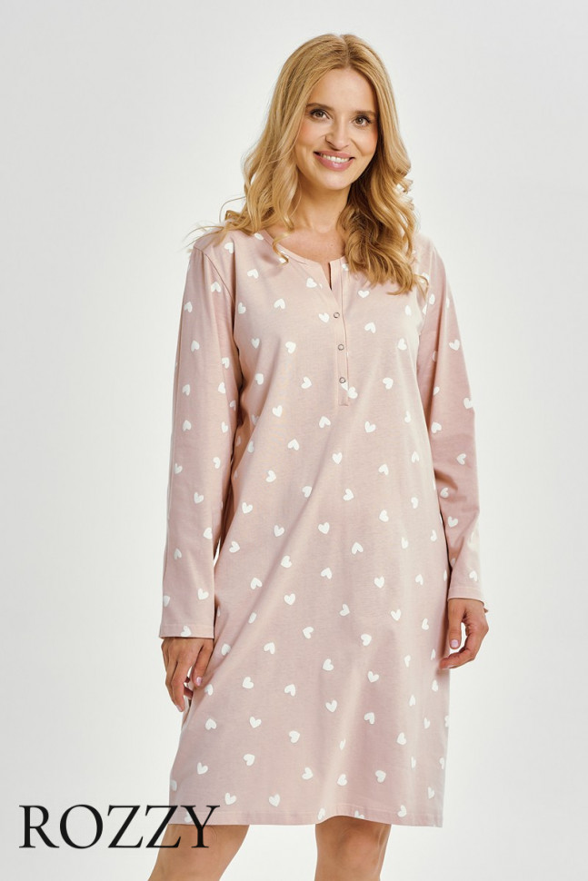 Сорочка хлопковая Taro Nori 3443/3469 розовый