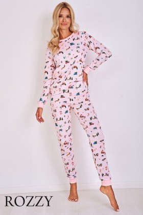 Пижама хлопковая Taro Laura 2836 розовый