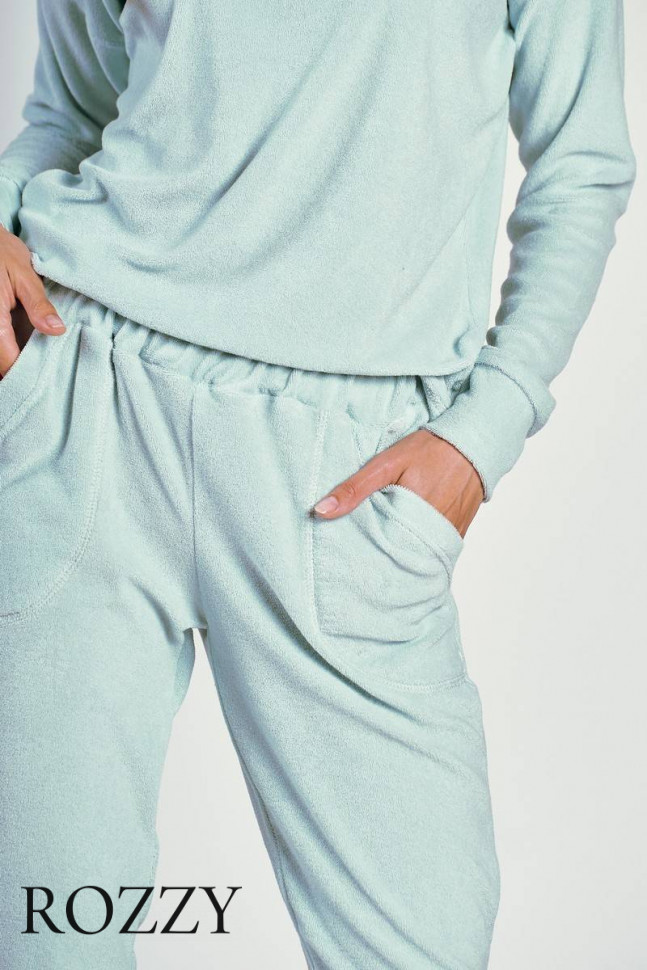 Пижама махровая Taro Jessie 3243 ментоловая