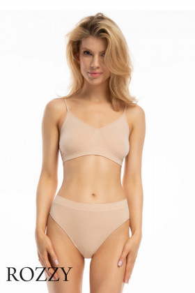 Топ бесшовный Julimex Bamboo Bralette бежевый