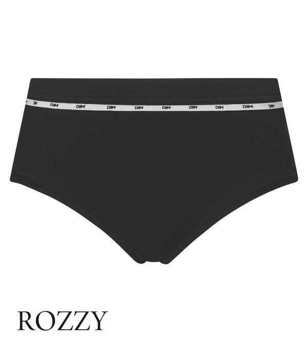 Трусы классика хлопковые DIM Icons Seamless 0DCT черный