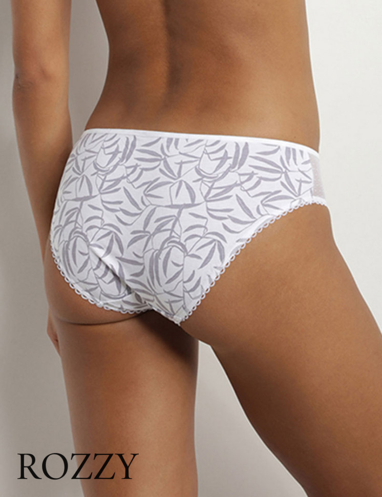 Трусы слипы хлопковые DIM Generous Coton 0ASG принт бамбук