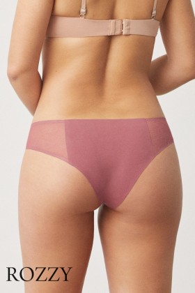 Трусы бразильяна хлопковые обрезные Ysabel Mora 19316 пыльная роза