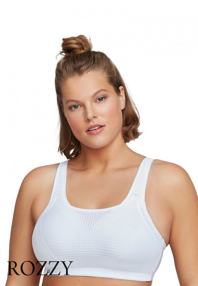 Бюстгальтер спортивный Glamorise GI9167 белый