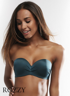 Бюстгальтер бандо купальный Kris Line Beach Emerald изумрудный