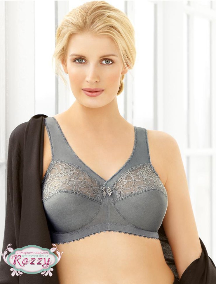Бюстгальтер без косточек Glamorise GI1000 серый