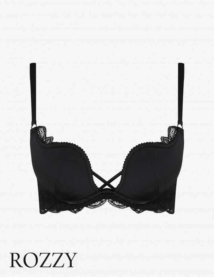 Бюстгальтер планж пуш-ап Esotiq Claudia 35431 черный