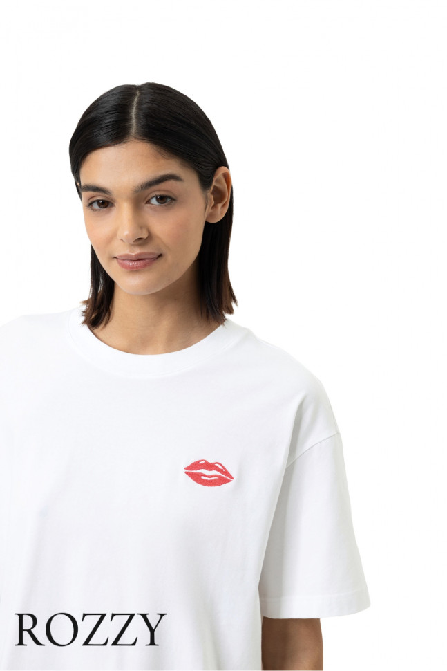 Футболка домашняя хлопковая Mey Solid Love 1210085 белый