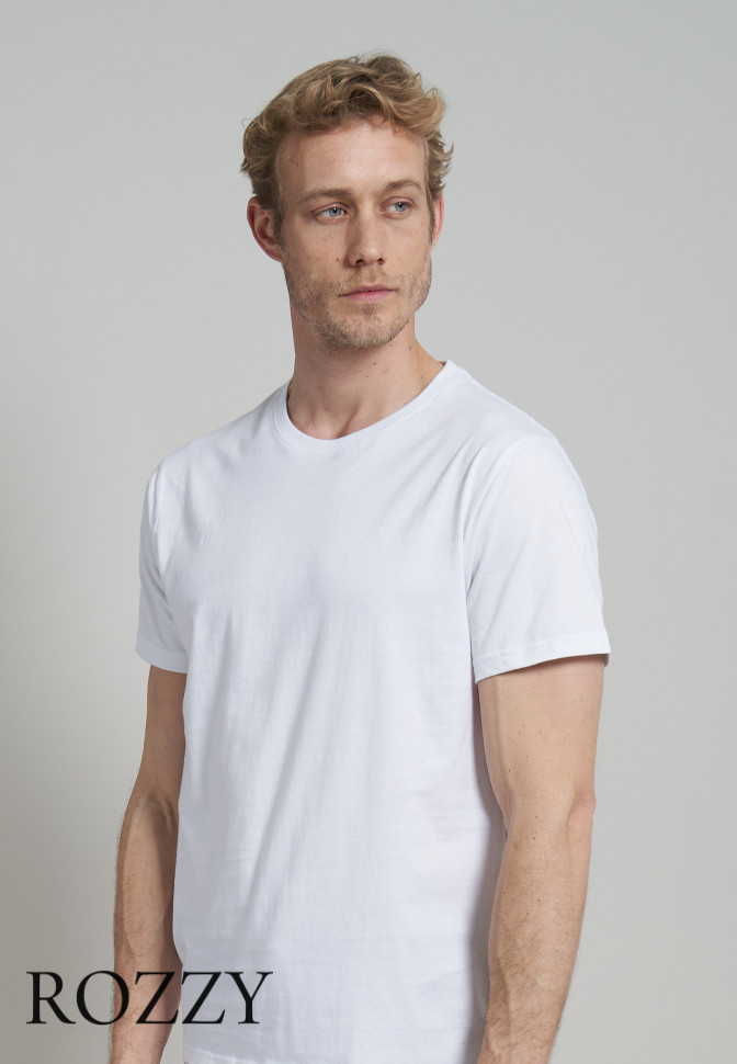 Футболка мужская хлопковая Ceceba 001573/3XL белый (уп.2шт.)