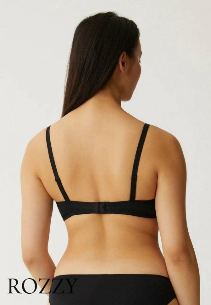 Бюстгальтер без косточек Naturana Value 5665 черный К