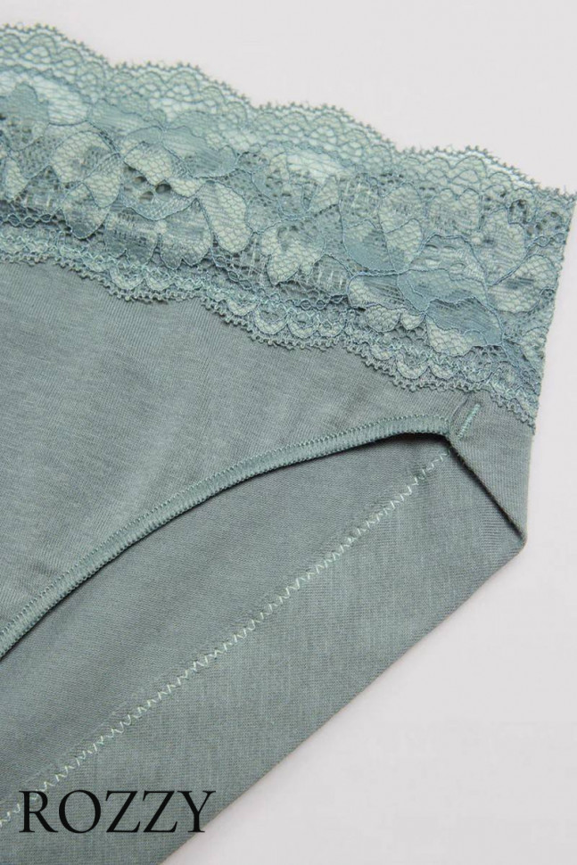 Трусы бикини хлопковые Ysabel Mora 19033 серо-зеленый