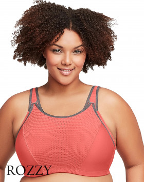 Бюстгальтер спортивный Glamorise GI9167 коралловый