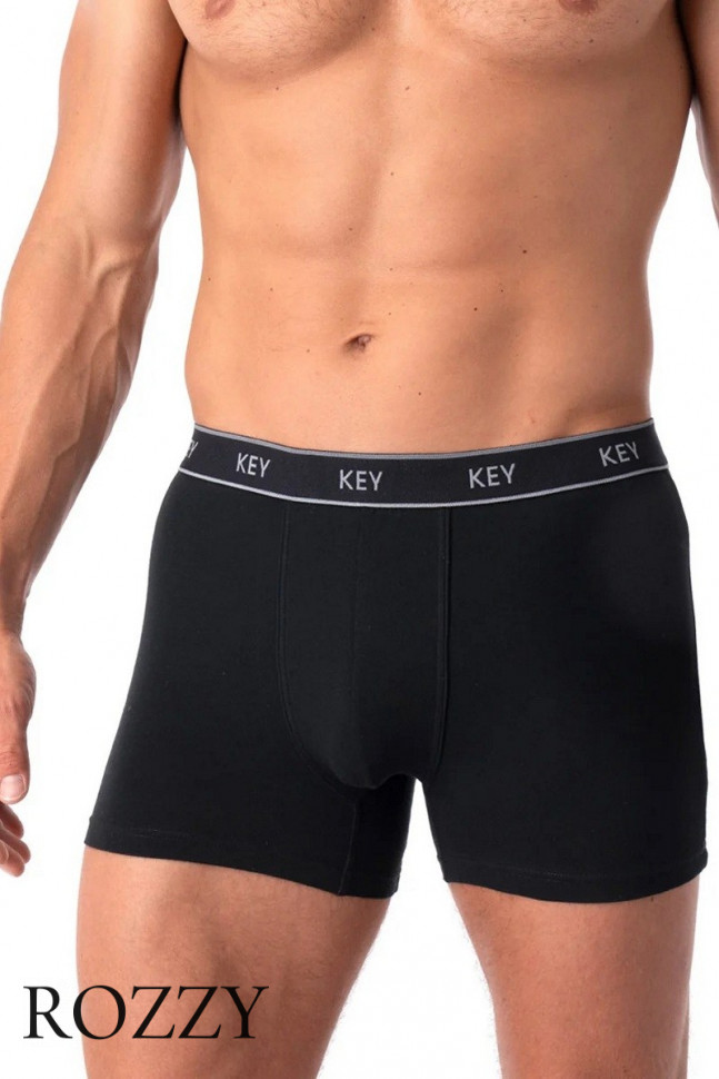 Трусы шорты мужские Key MXH 222 черный