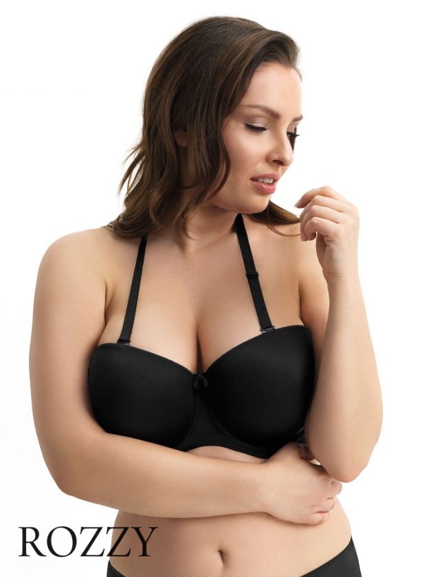 Бюстгальтер балконет трансформер Corin Karolina 25706 черный 