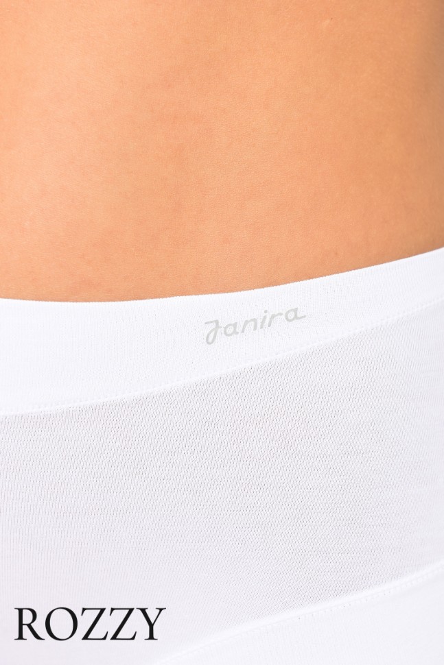 Трусы макси хлопковые Janira Cotton Band 31863 белый, песочный, черный