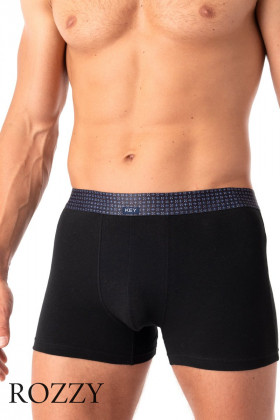 Трусы шорты мужские Key MXH 237 черный