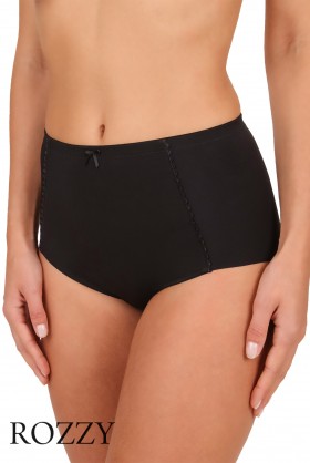 Трусы макси обрезные корректирующие Felina Rhapsody 280210 черный К