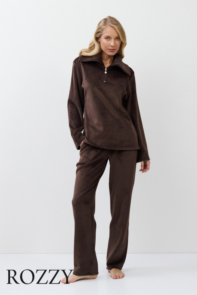 Костюм домашний Aruelle Milene Set Soft шоколадный