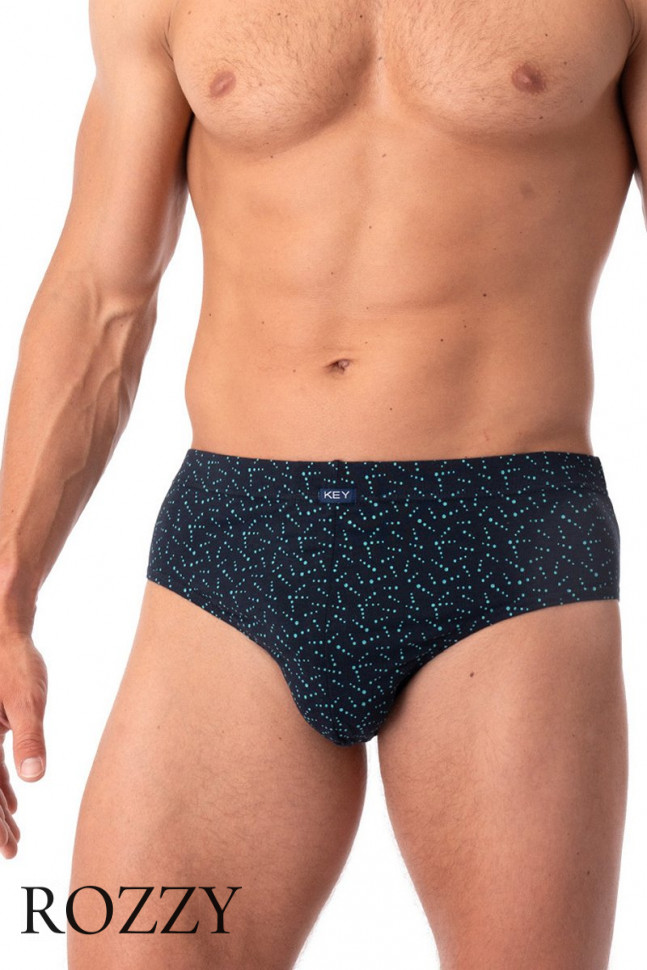 Трусы слипы мужские Key MPP 948 темно-синий/черный (уп.2шт.)