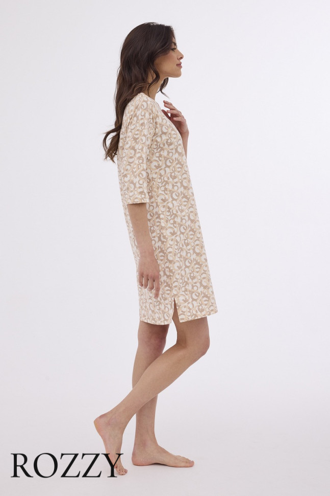 Сорочка хлопковая Cornette Ines 464 бежевый