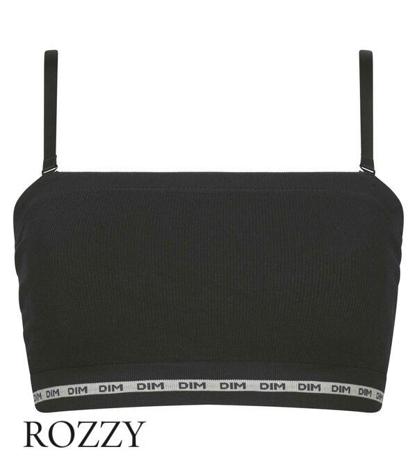 Бюстгальтер бандо DIM Icons Seamless 0DD6 черный