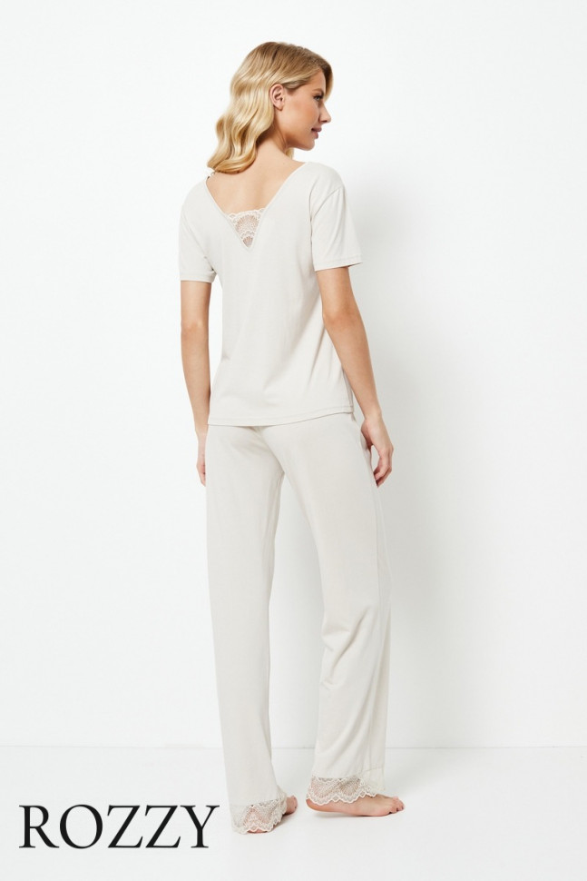 Пижама Aruelle Evelyn светло-бежевый