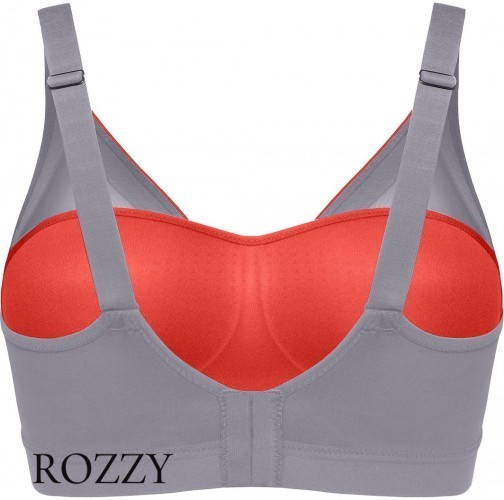 Бюстгальтер спортивный без косточек Shock Absorber S015F серый