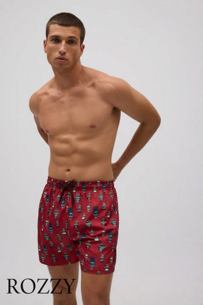 Шорты купальные мужские Ysabel Mora 90287 темно-красный