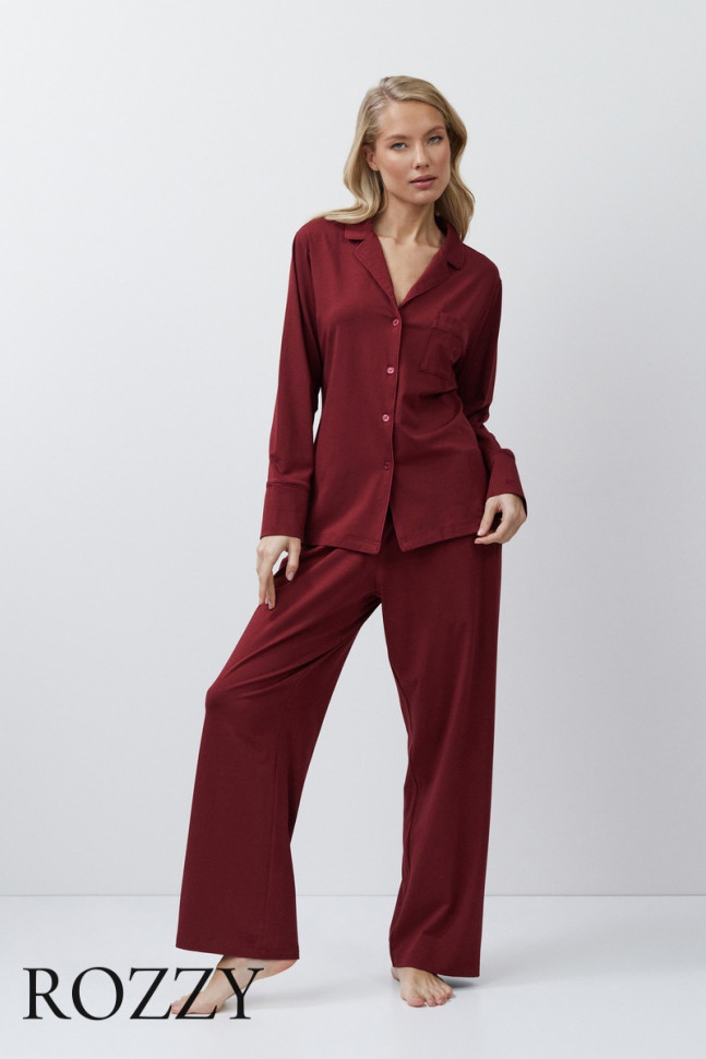 Пижама Aruelle Cadance Burgundy бургундское вино