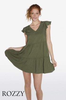 Платье пляжное вискозное Ysabel Mora 85785 хаки