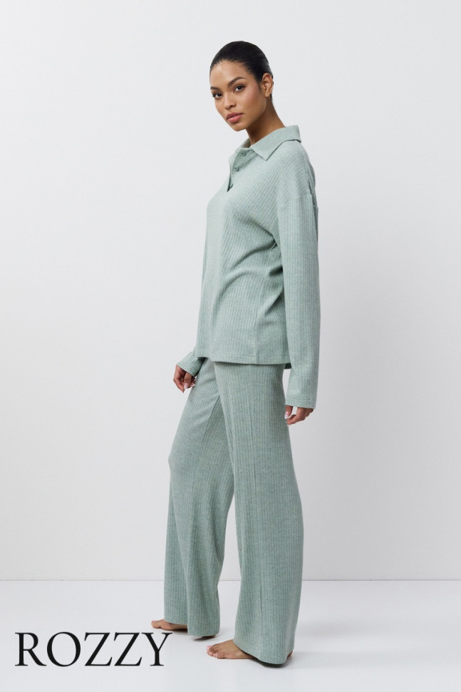 Пижама Aruelle Saige Set оливковый