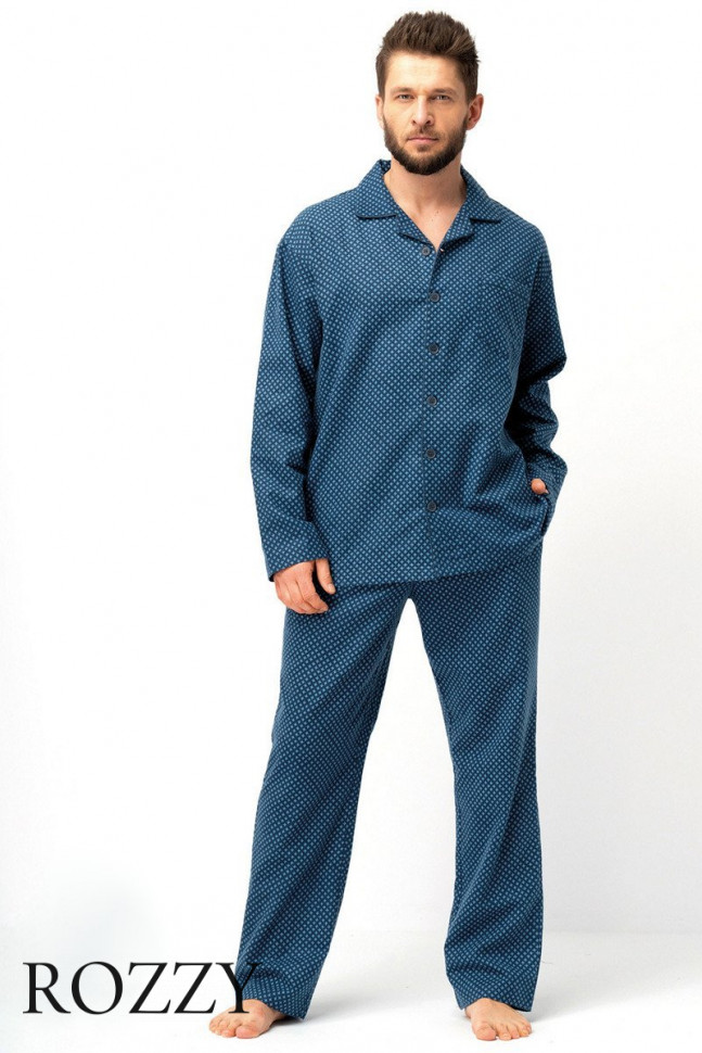 Пижама мужская Key MNS 815 синий